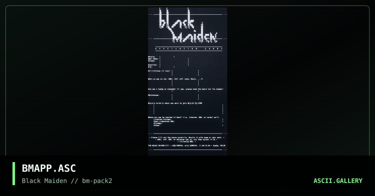 BMAPP.ASC, by untagged, 1995