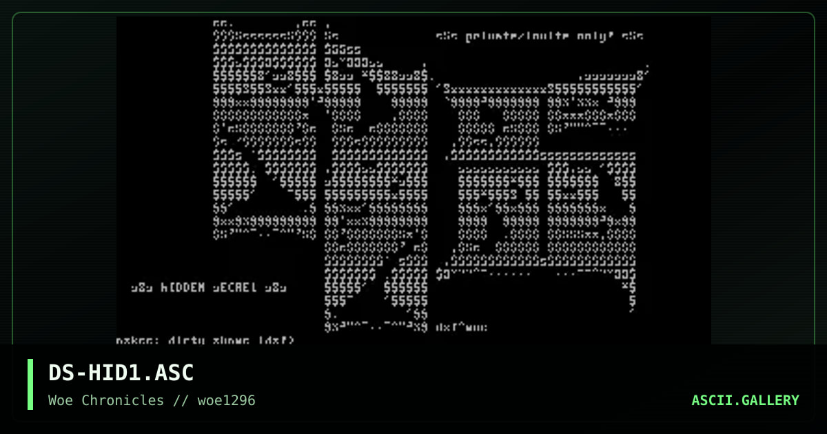 Hidden Secret askee, by dirty shame, 1996