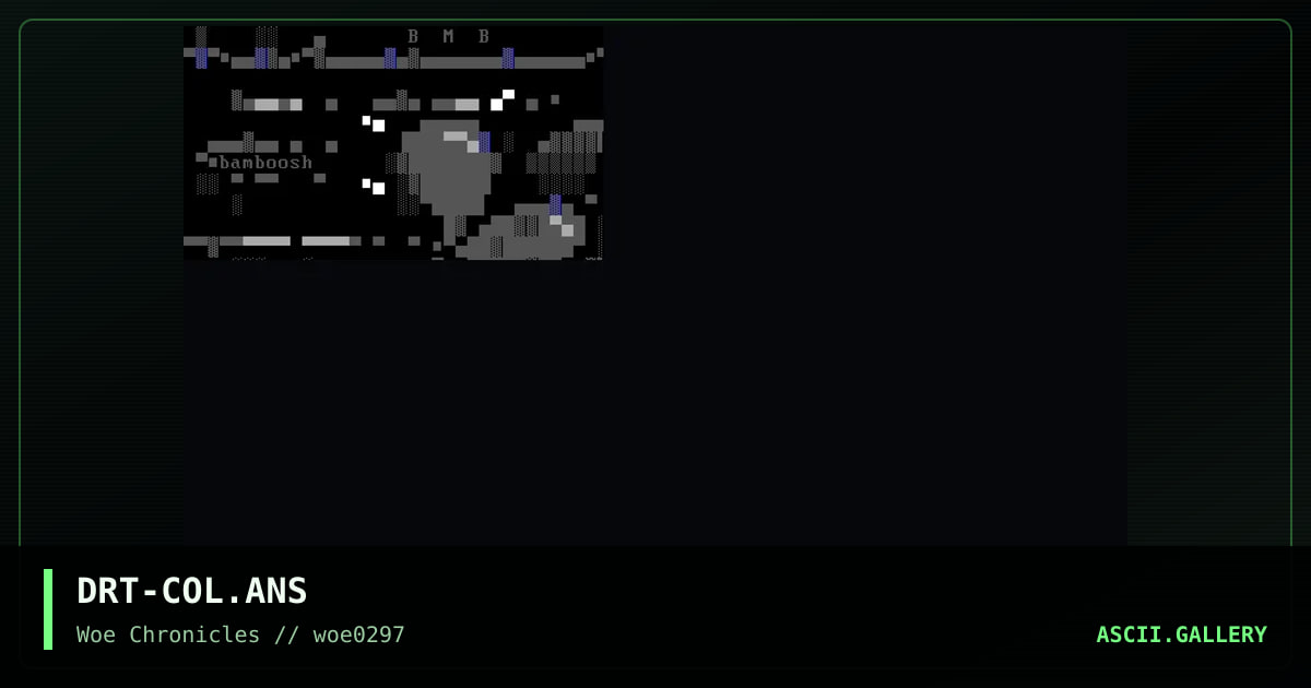 dRt 0197 Ansi Colly, by drt, 1997