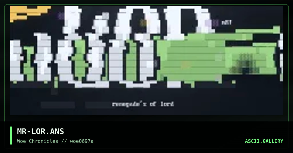 lord of renegade#, by mr plastik, 1997
