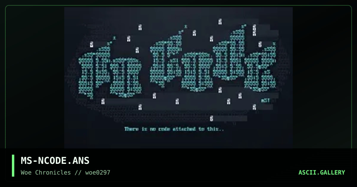 No Code, by misty, 1997