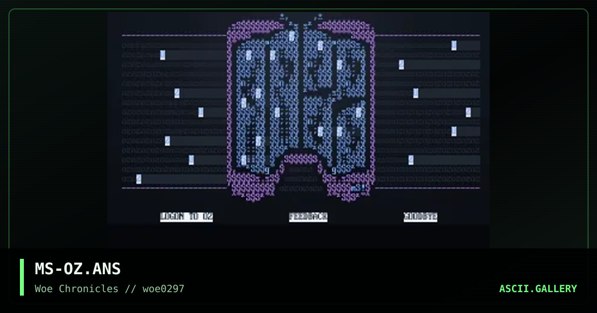 OZ login, by misty, 1997
