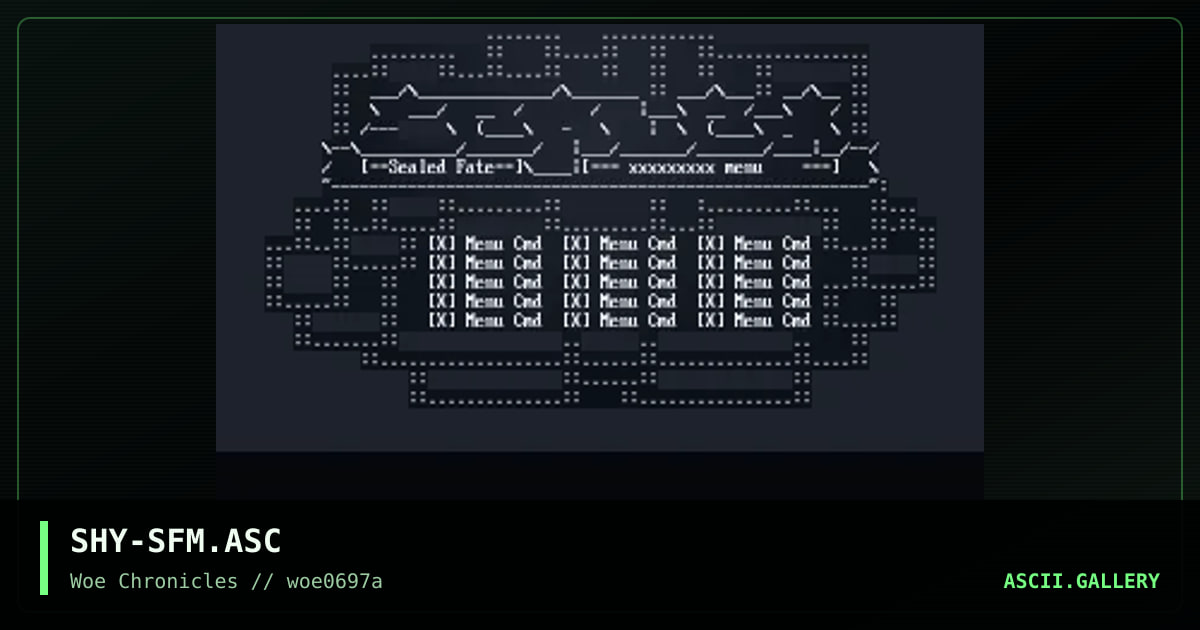 sealed fate menu, by shypht, 1997