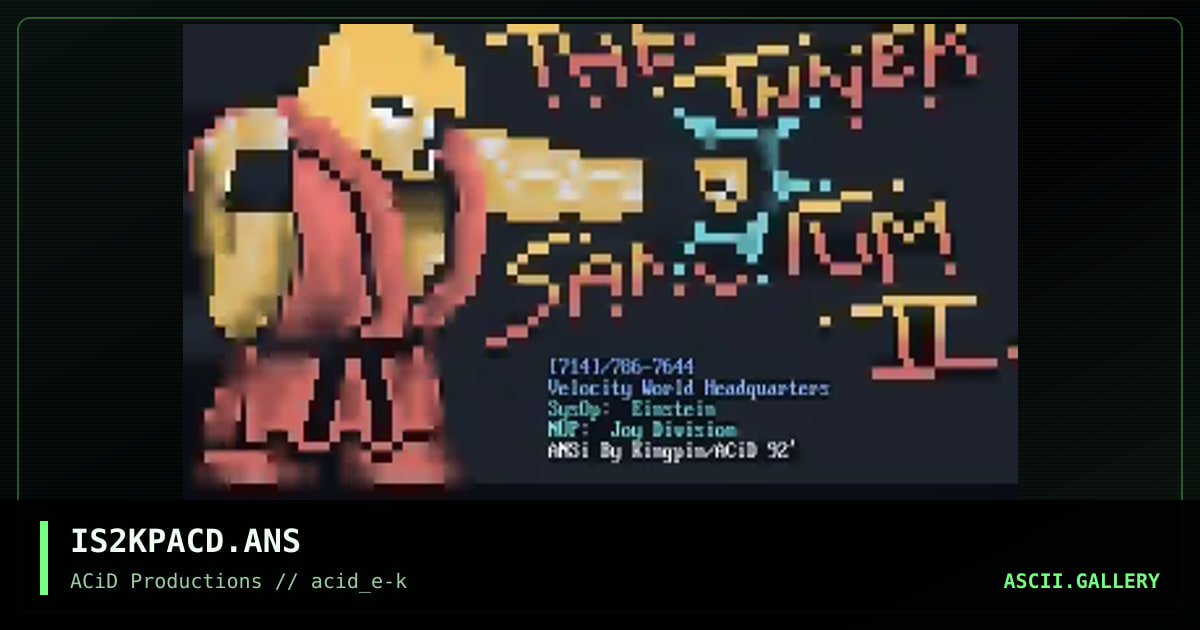 IS2KPACD.ANS, by kingpin, 1990