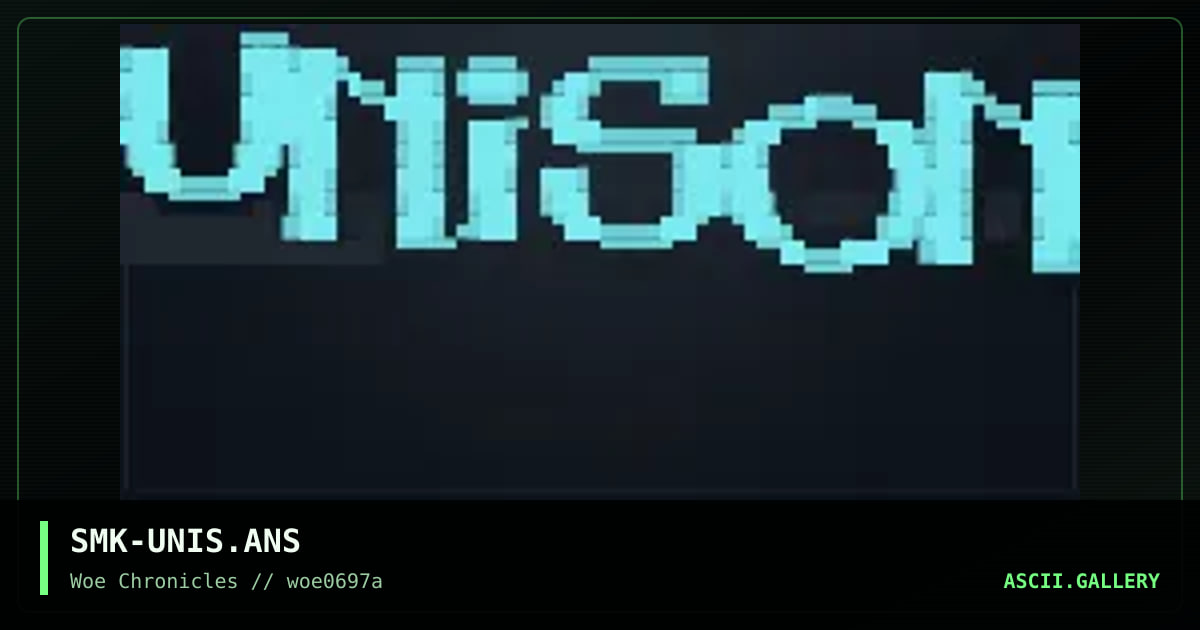 unison, by smoke, 1997
