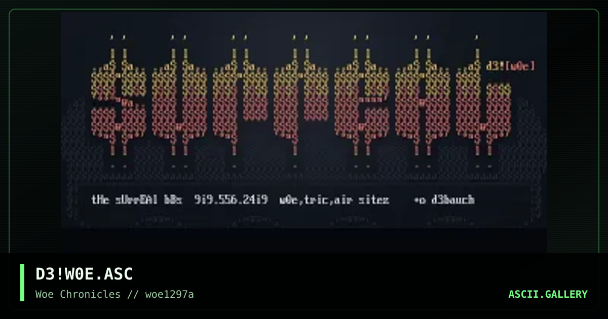 w####0####e####, by d3bauch, 1997