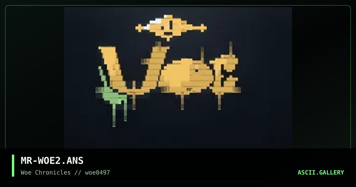 woe #2, by mr plastik, 1997