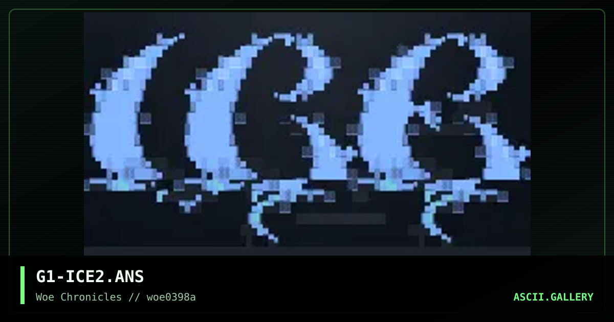 iCE!, by gloss, 1998