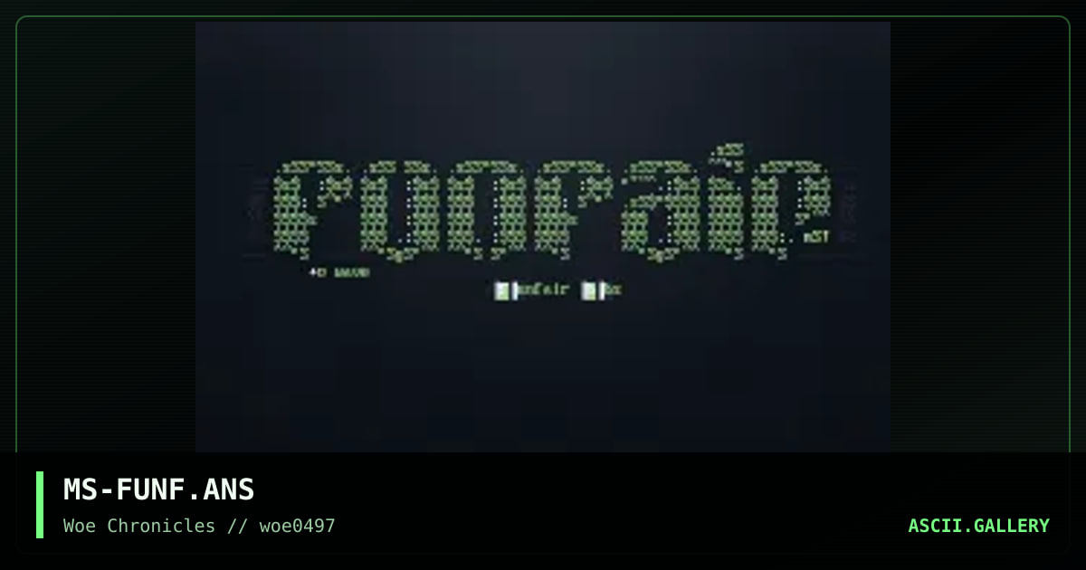 Funfair#bbs, by misty, 1997