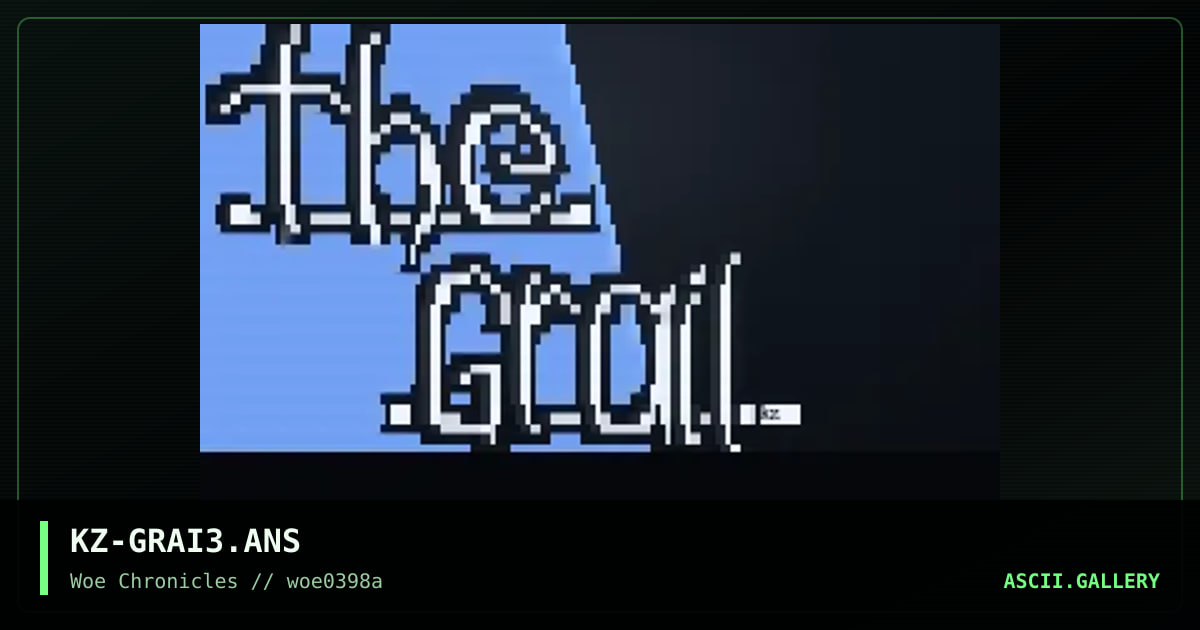 grail#ii, by klumzee, 1998