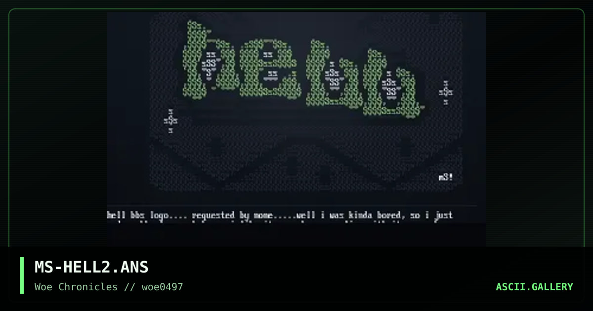 Hell!bbs, by misty, 1997