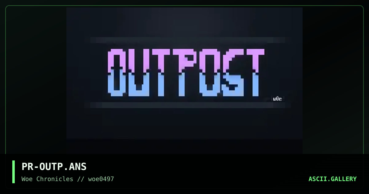 outpost#, by promtheus, 1997