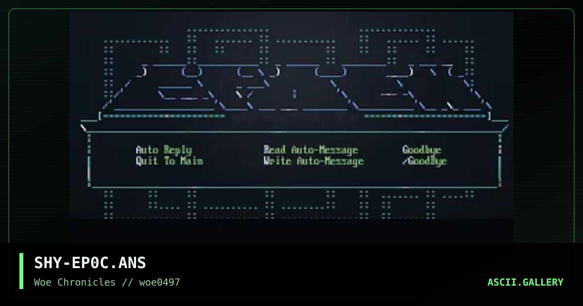 epOch menu, by shypht, 1997