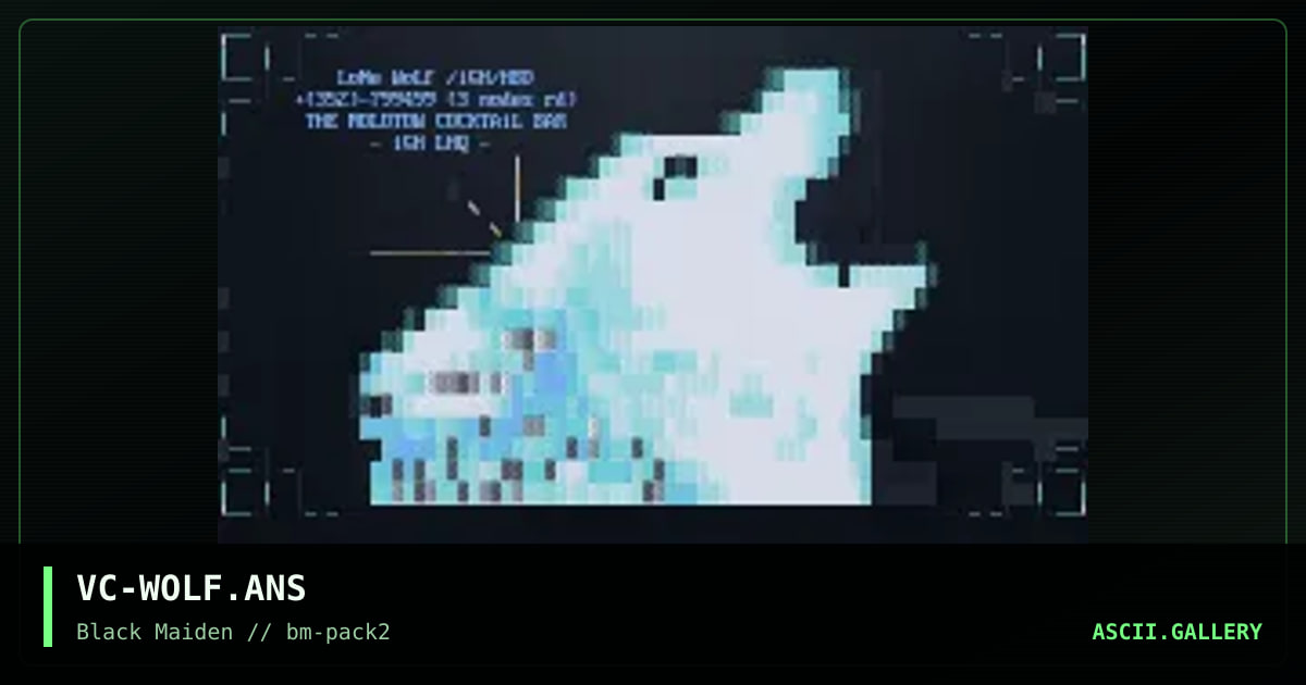 Howling Wolf, by voice, 1995