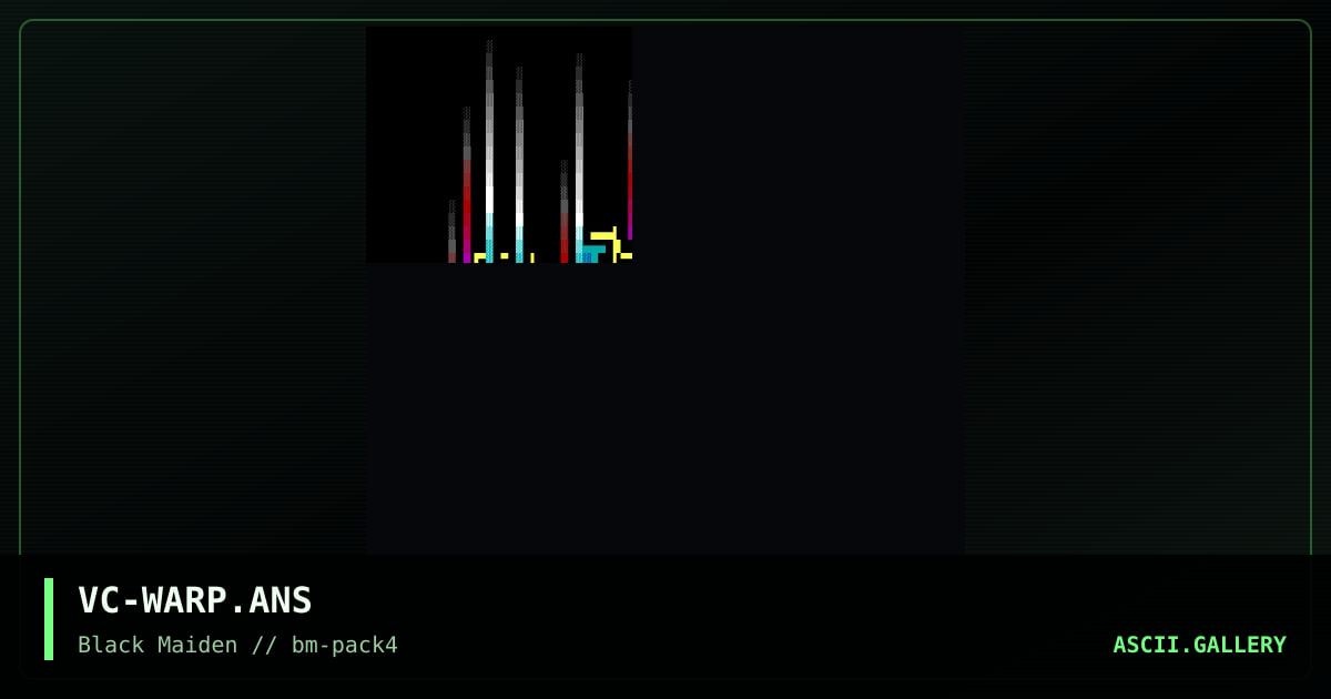 Warp 10 BBS Logo, by voice, 1995