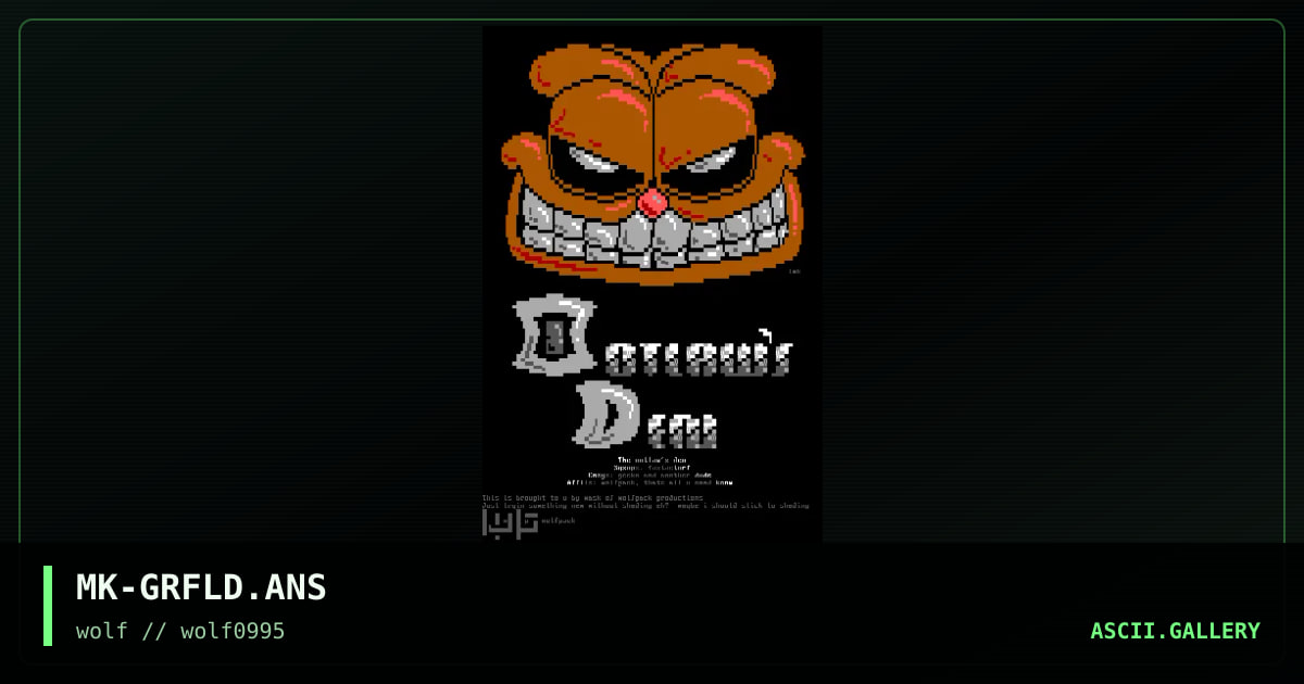 outlaw's den, by mask, 1995