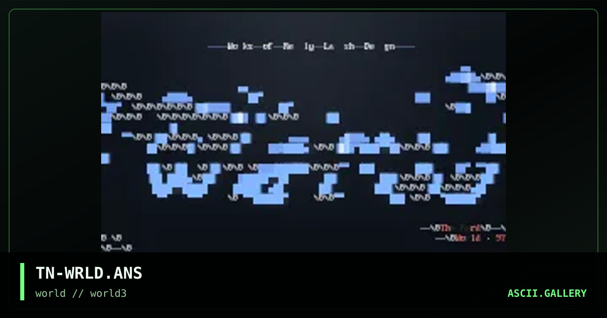 TN-WRLD.ANS, by the nerd, 1997
