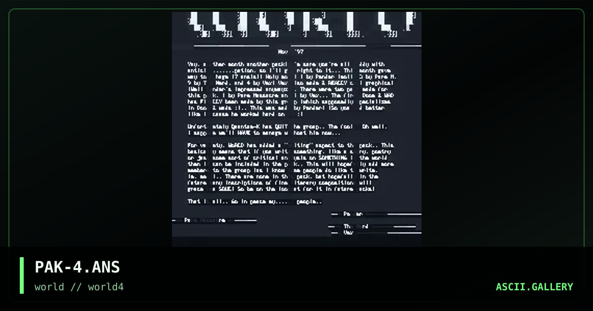 PAK-4.ANS, by untagged, 1997