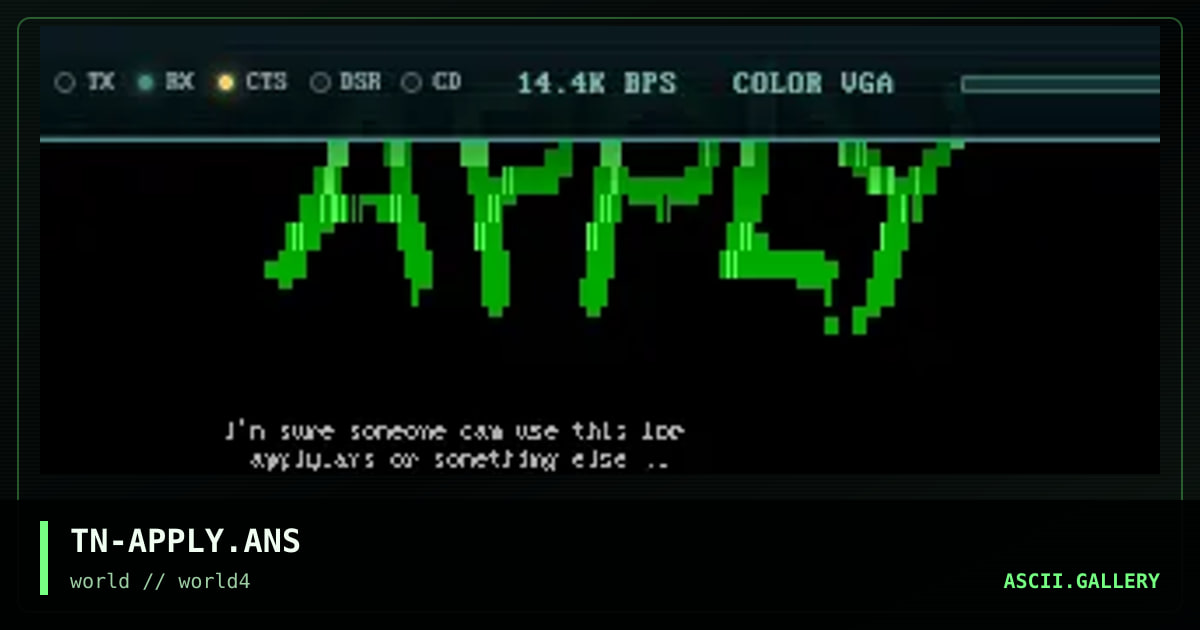 TN-APPLY.ANS, by the nerd, 1997