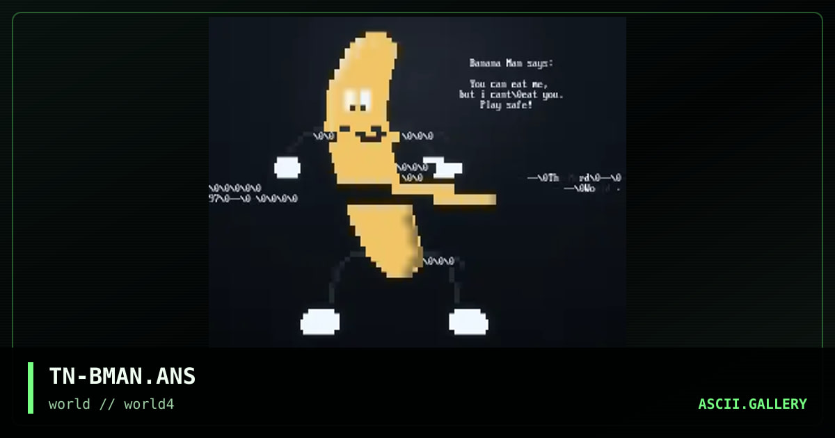 TN-BMAN.ANS, by the nerd, 1997