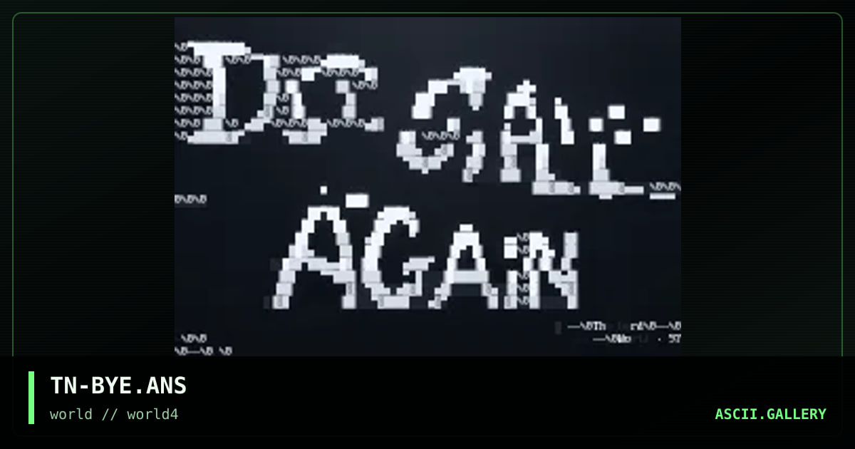 TN-BYE.ANS, by the nerd, 1997