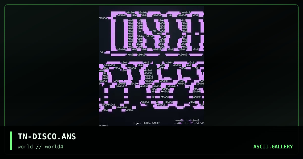 TN-DISCO.ANS, by the nerd, 1997