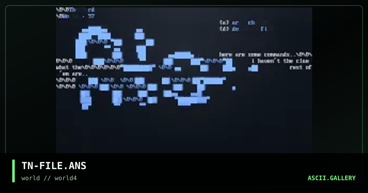 TN-FILE.ANS, by the nerd, 1997