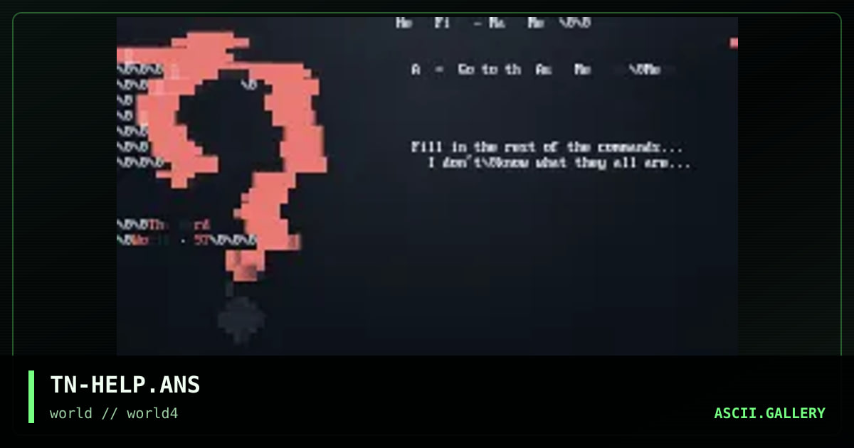 TN-HELP.ANS, by the nerd, 1997