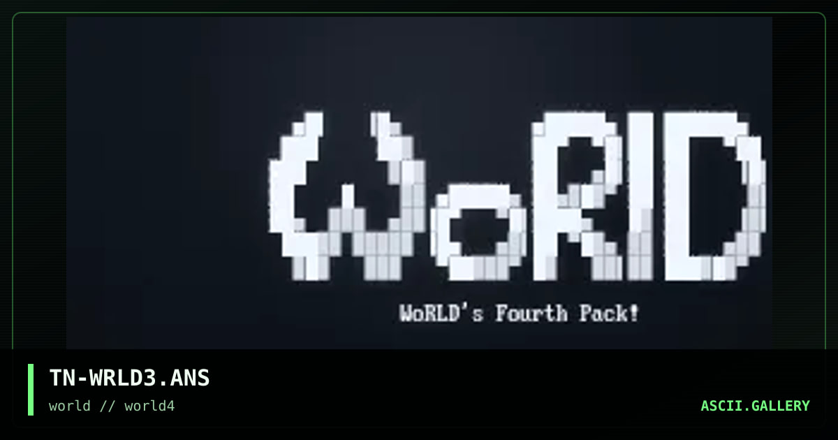 TN-WRLD3.ANS, by the nerd, 1997