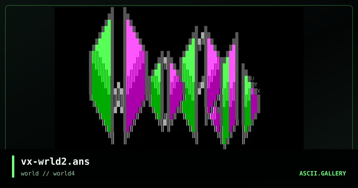 vx-wrld2.ans, by vex, 1997