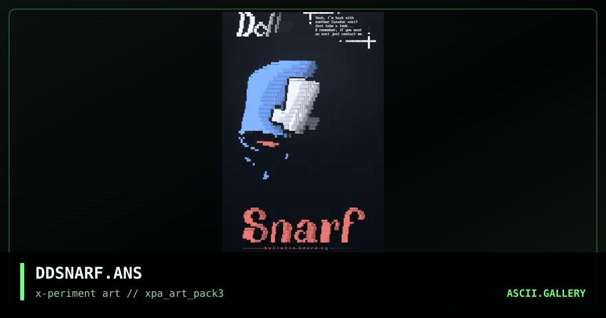 CAZADOR SNARF, by diamond darrell, 1996