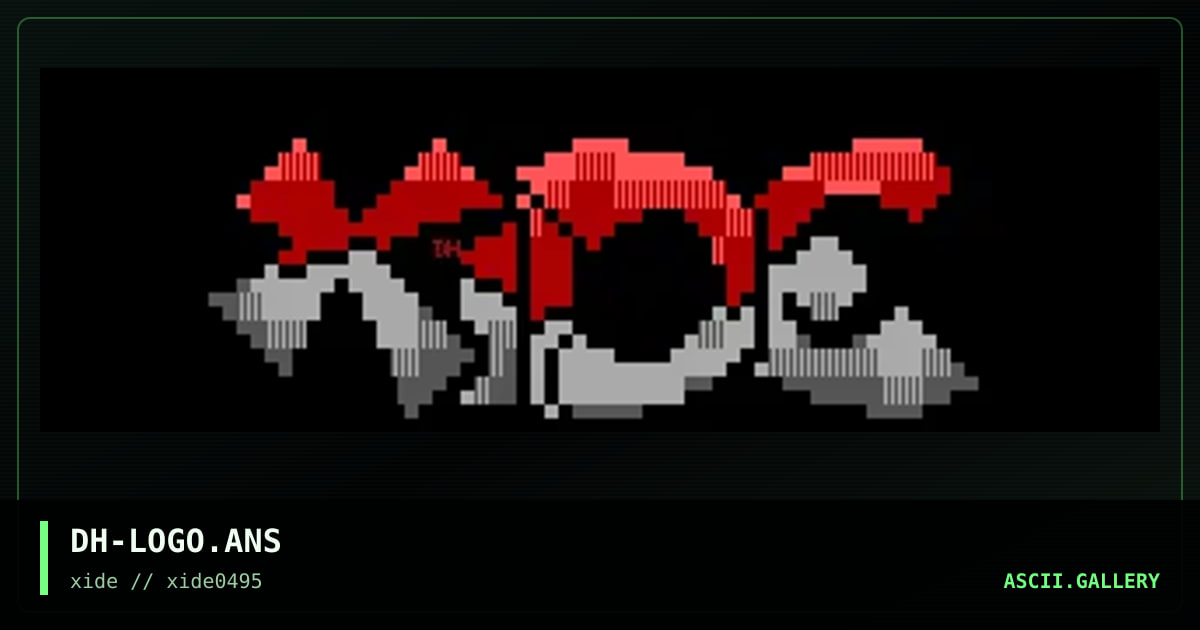 DH-LOGO.ANS, by dark horizon, 1995