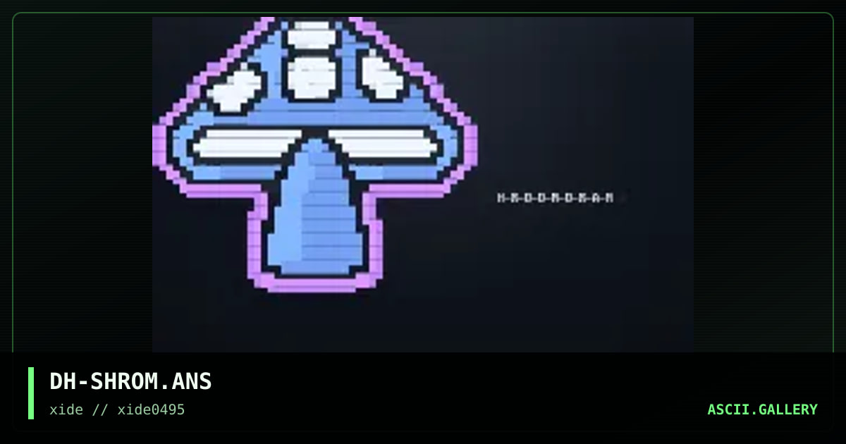 Shroom-O-Rama, by dark horizon, 1995