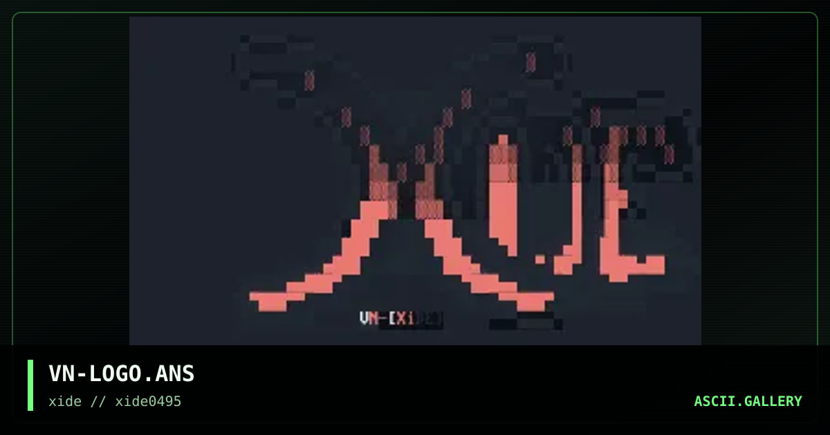 VN-LOGO.ANS, by venom, 1995
