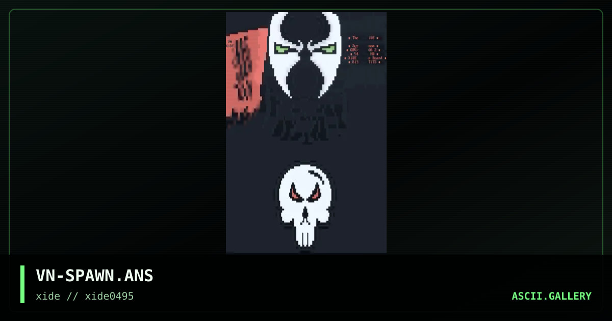 VN-SPAWN.ANS, by venom, 1995