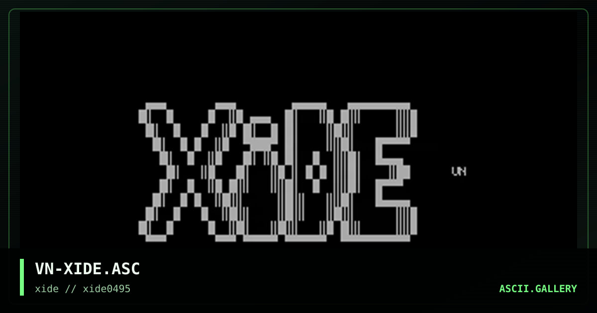 VN-XIDE.ASC, by venom, 1995
