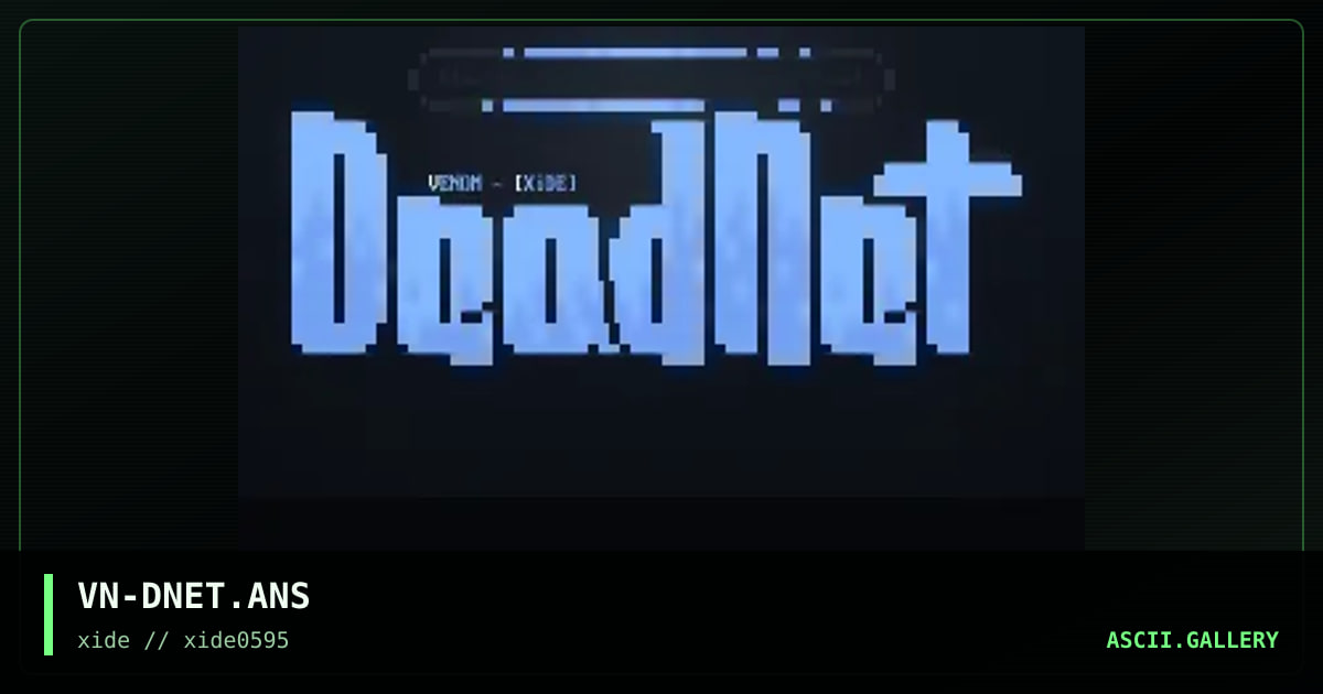 DeadNet, by venom, 1995