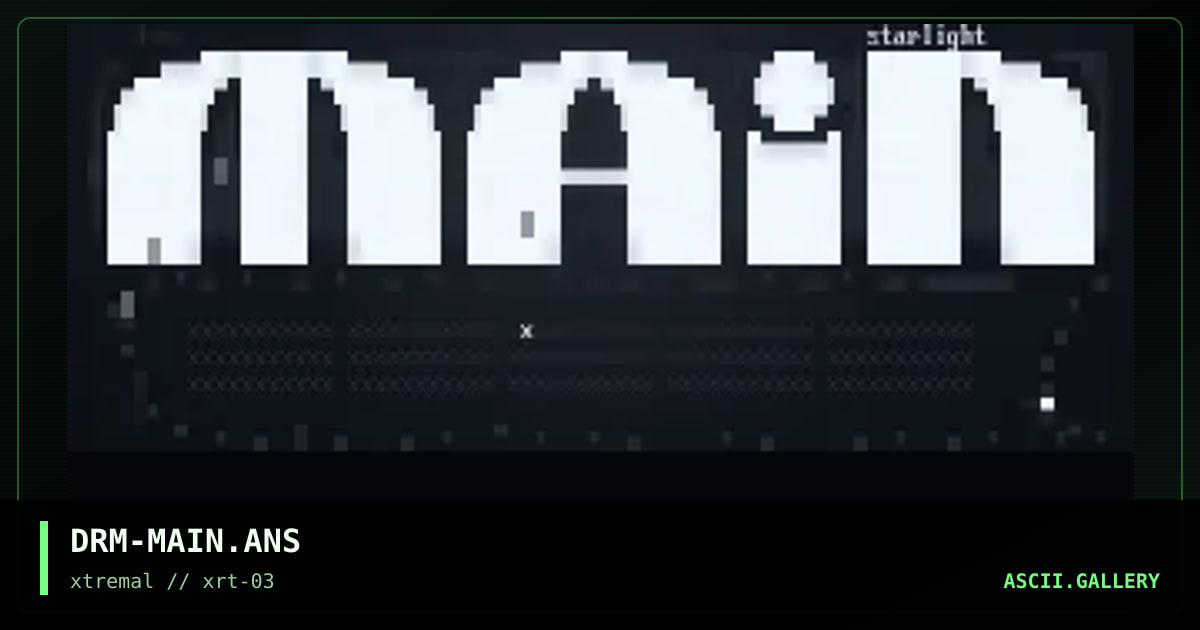 main menu, by dr dream, 1998