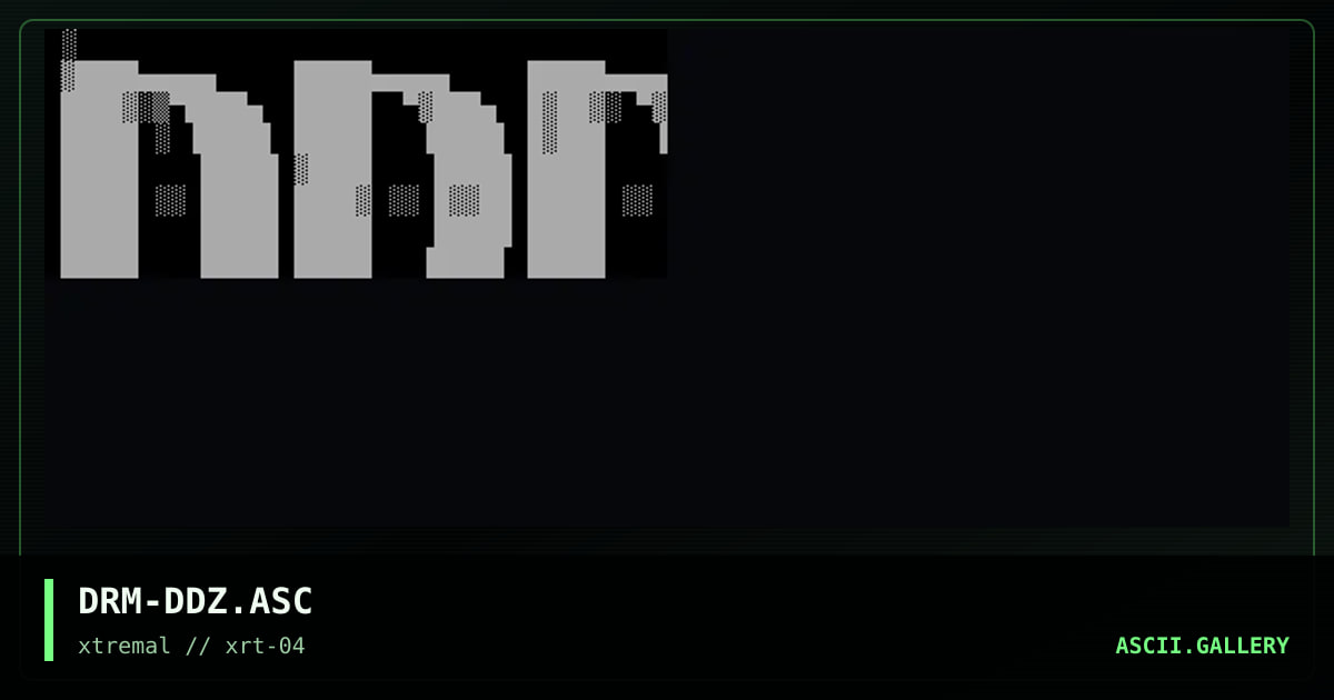 DRM-DDZ.ASC, by dr dream, 1999