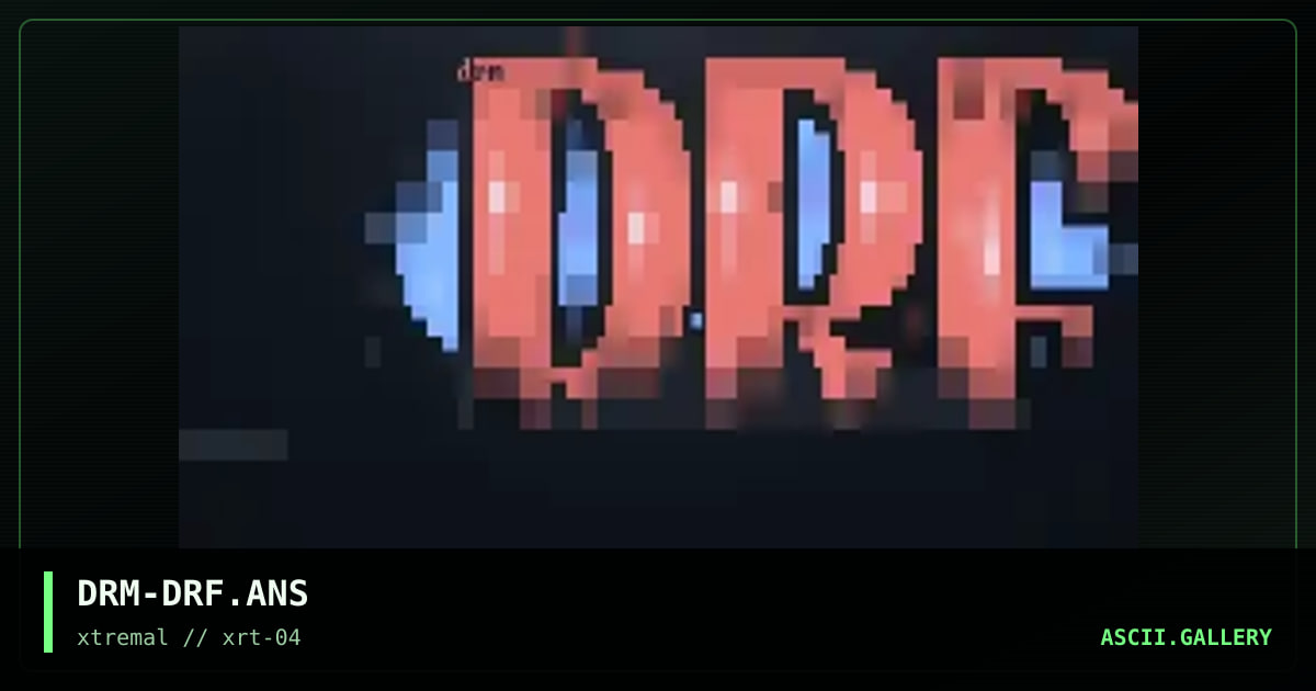 DRM-DRF.ANS, by dr dream, 1999