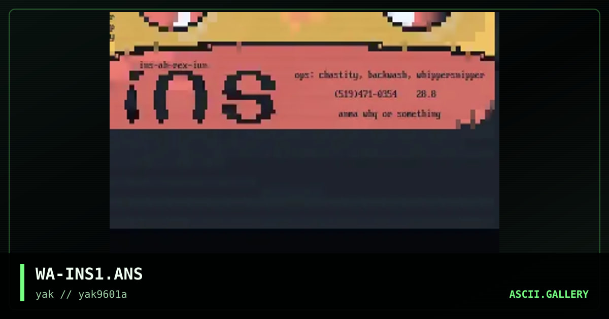 old ins ansi, by warpus, 1996