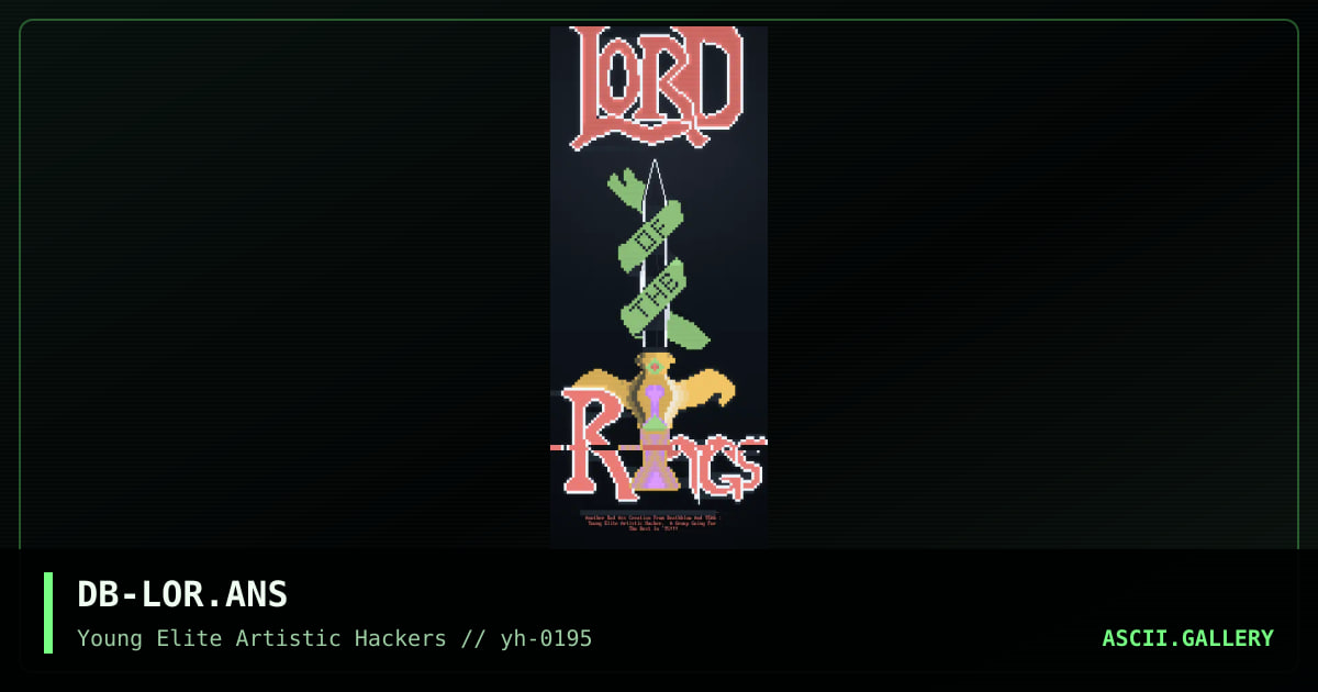 DB-LOR.ANS, by deathblow, 1995
