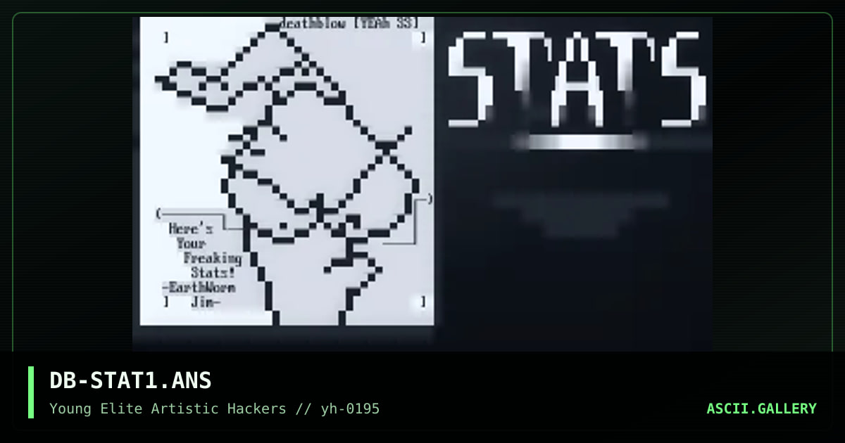 DB-STAT1.ANS, by deathblow, 1995