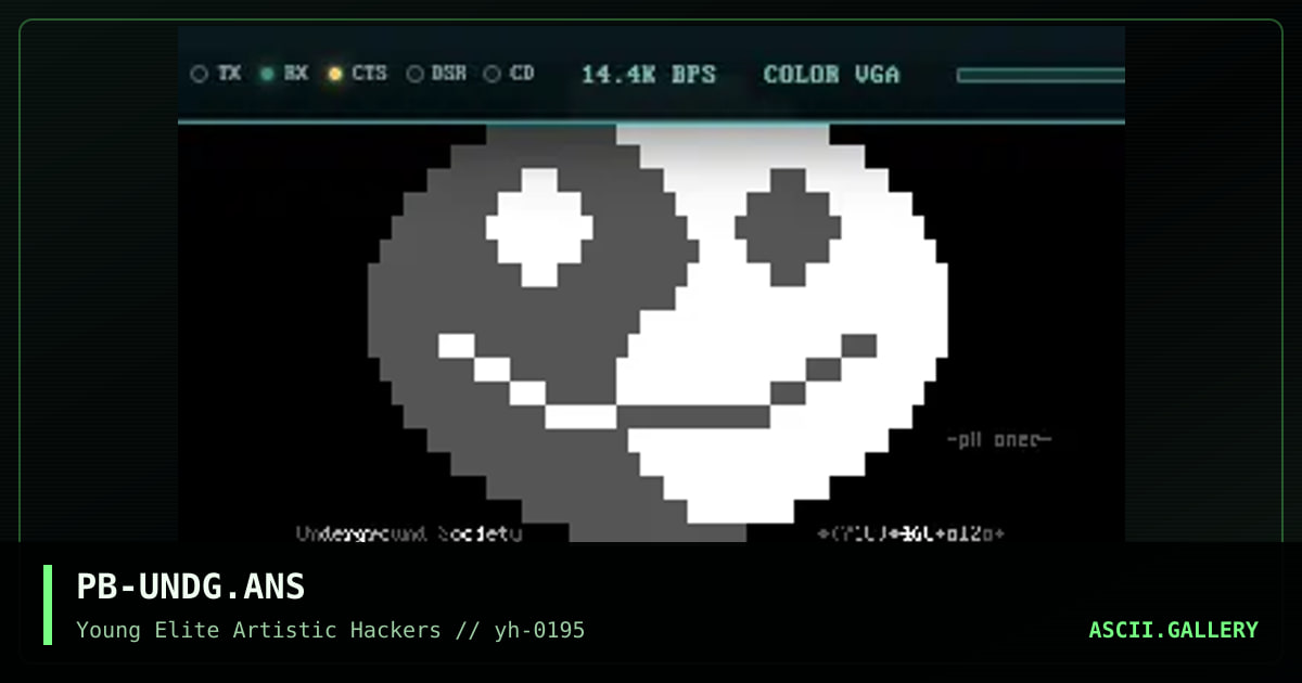 PB-UNDG.ANS, by pb oner, 1995