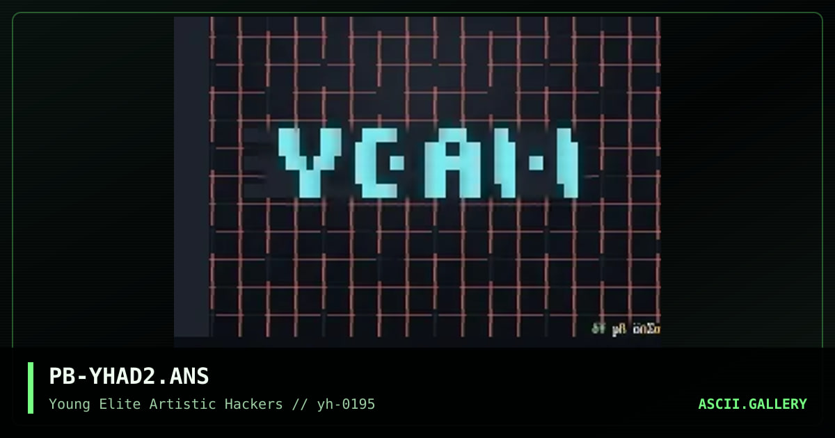 PB-YHAD2.ANS, by pb oner, 1995