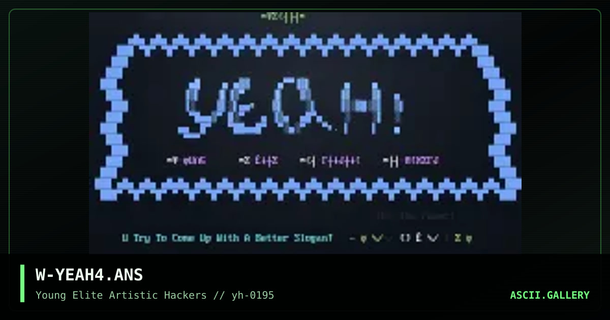 W-YEAH4.ANS, by untagged, 1995