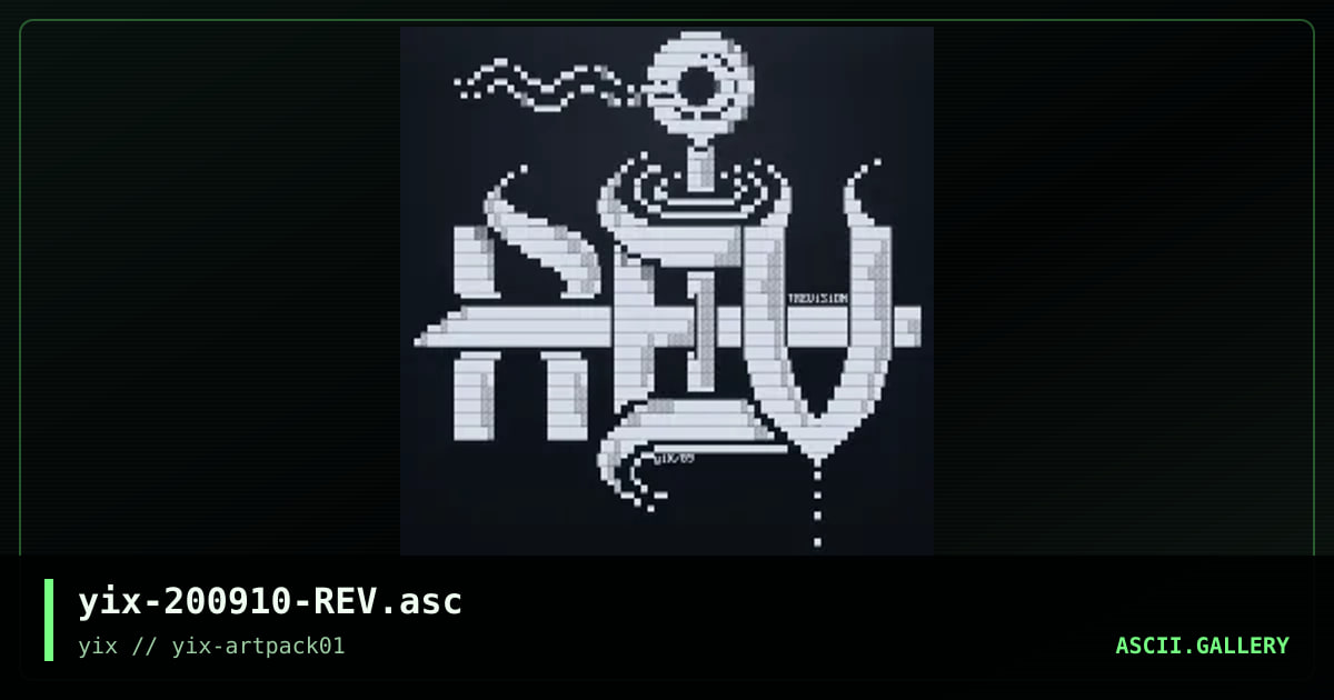 REV, by yix, 2020