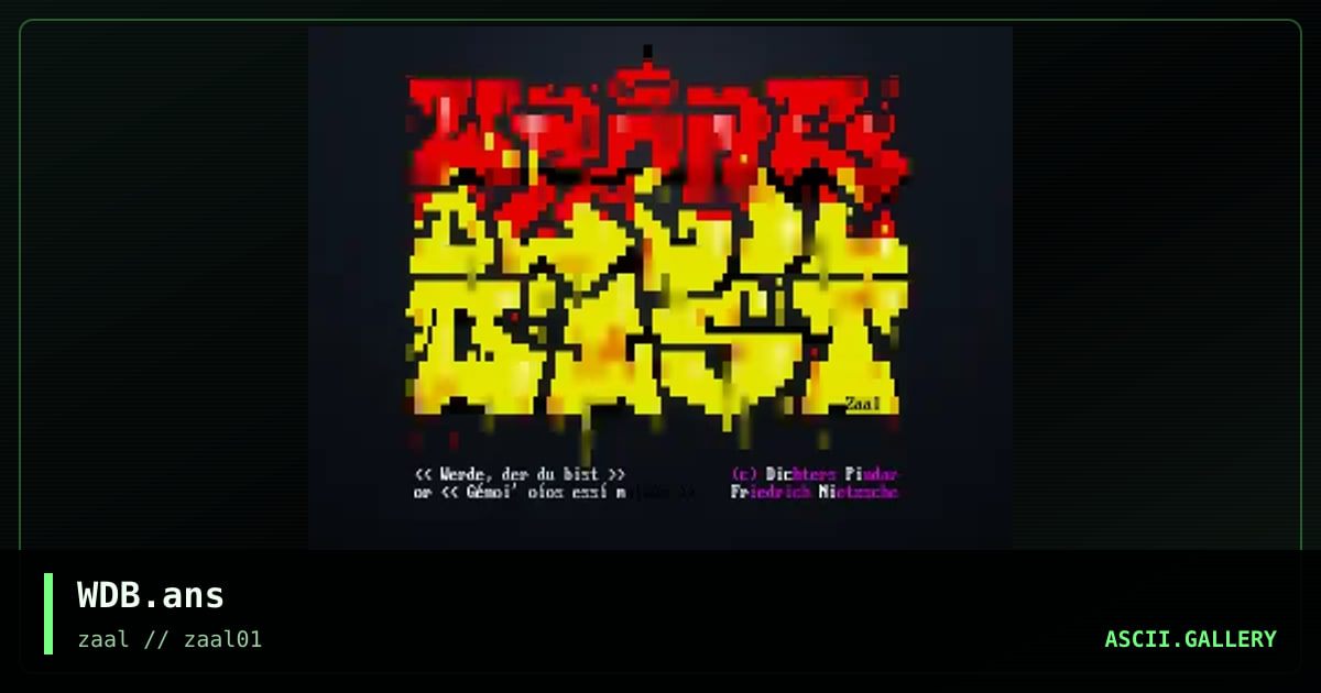 WDB.ans, by zaal, 2021