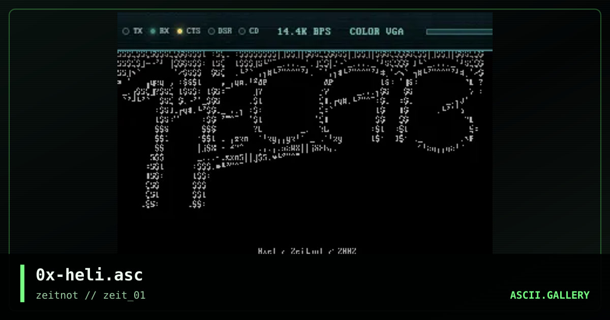 0x-heli.asc, by 0xel, 2002