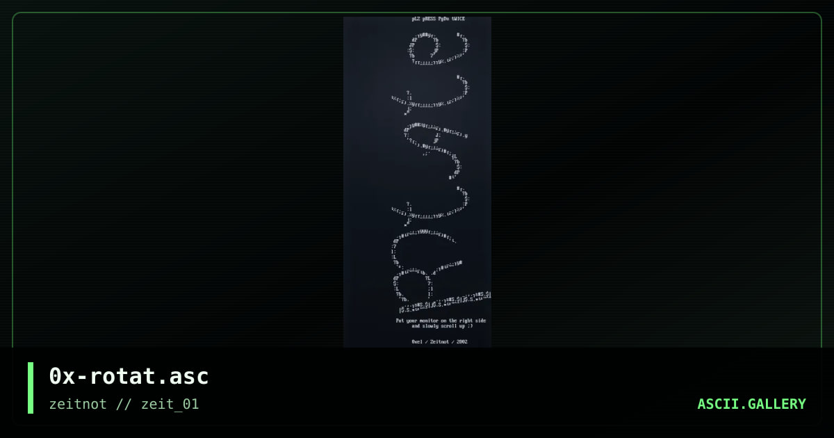 0x-rotat.asc, by 0xel, 2002